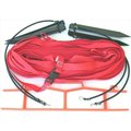 Home Court Home Court M8W25RS 8 Meter Red 1-inch Non-adjustable Web Courtlines M8W25RS